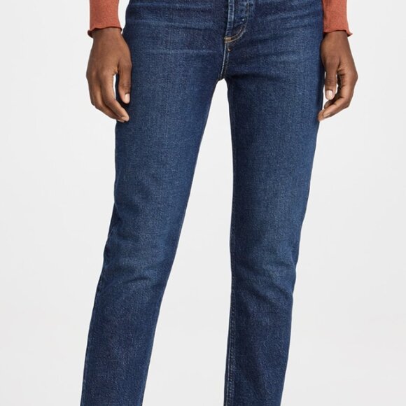 AGOLDE Riley Long High Rise Straight 26 - Picture 1 of 7